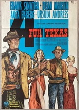 4 für Texas Anita Ekberg Ursula Andress orig. Filmplakat Goetze - Grafik