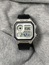 Casio AE1200 mit silbernem