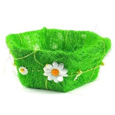 Osterkorb mit Blumen Osterdeko