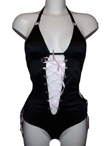 Schwarz satin feel - schwarz, offen