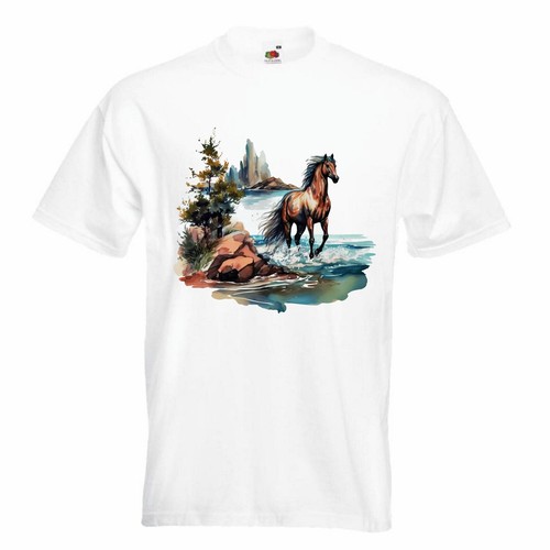 Shirt pferde reiten - t-shirt,