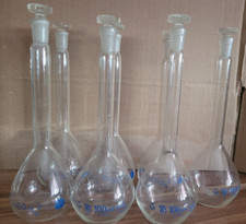 Laborbedarf Ballon-Glas 100ml mit Pfropfen gebördelt