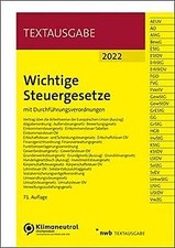 Wichtige Steuergesetze: mit Durchführungsverordnungen. (... | Buch | Zustand gut