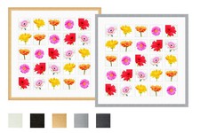 Collage Holz Bilderrahmen