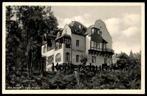 Alte postkarte bad - bad, bertrich