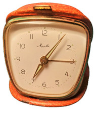 Mauthe Reisewecker  - Ledertasche