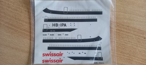 Decal laser swissair - decal, laser-decal