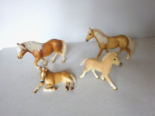 Schleich haflinger familie - haflinger, 4
