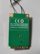 Atheros AR5BXB63 WLAN Karte Wi-Fi mit Antennen