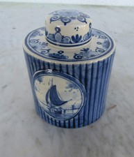 Deckeldose Delft Royal Blau