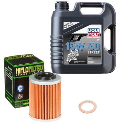 Hiflo ölfilter set - set, 15w-50