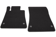 Fußmatten für Mercedes SLK R170 2001-2004 Facelift Automatten Rips Matte Schwarz