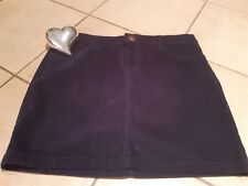 Rock kurz Damen, Feincord, Basic, Taschen, dkl. blau, Gr. 40, Infinity