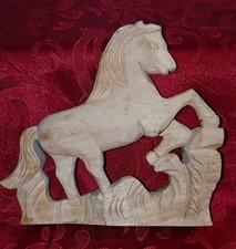 Holz Pferd Handarbeit Holzfigur