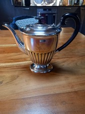 Tee/Kaffeekanne, versilbert, englisch