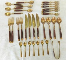 Messing besteck boho holzgriff - boho,