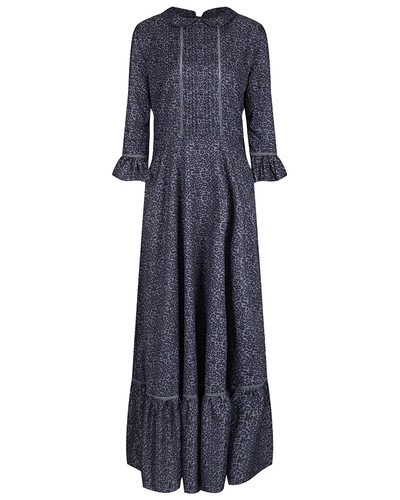Maxikleid leopardenmuster - maxikleid,