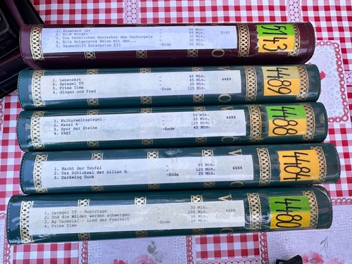 Vhs videokassetten bespielt - vhs,