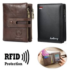 Echt-Leder Geldbörse Herren