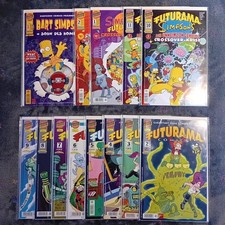 Futurama Comic Nr. 2-11 + Simpsons Crossover-Krise II + Bart Simpson Comic Nr. 1