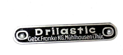 Typenschild sattel - typenschild,