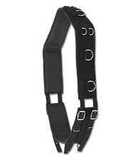Waldhausen Longiergurt mit Ringen Nylon schwarz Doppellonge