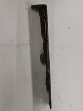 Antiker Kantenriegel für historische Haustüren 255x35mm Messing mit Patina