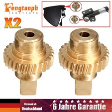 2PCS Messing Zahnrad