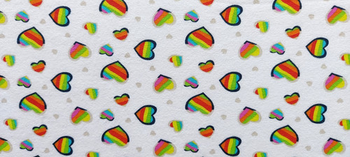 Stoff jersey regenbogen - stoff,