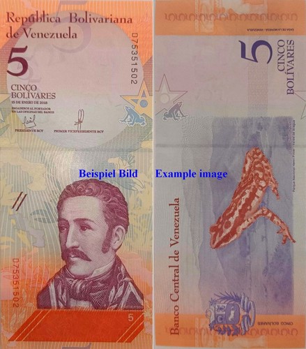 Venezuela bolivares 2018 p - , 5