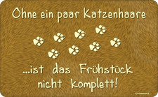 ® Schneidbrettchen: Ohne ein paar Katzenhaare ist das Frühstück nicht komplett