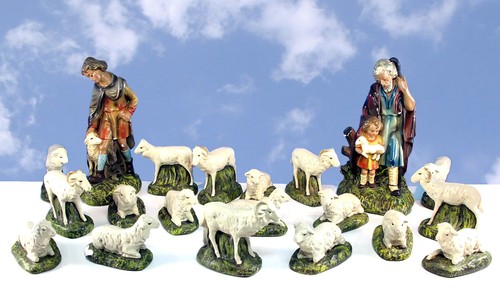 Krippenfiguren vintage figuren - krippenfiguren,