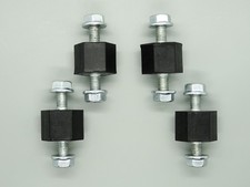 4x Halter Gummilager