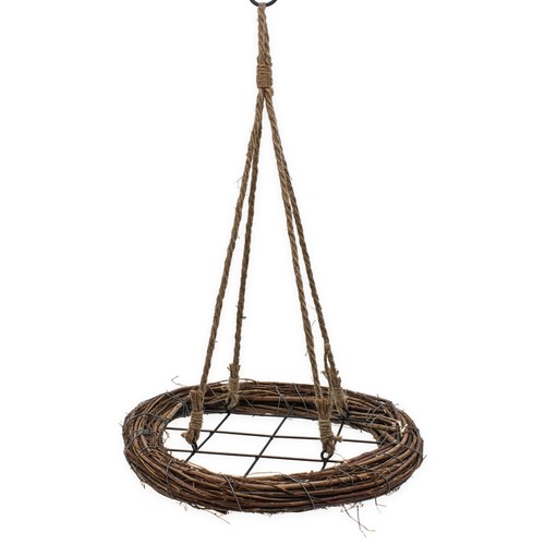Holz hänge kranz 38cm mit - holz,