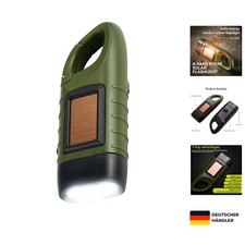 Handkurbel Solar Taschenlampe