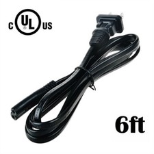 UL 2-Prong 6ft AC Power Cord