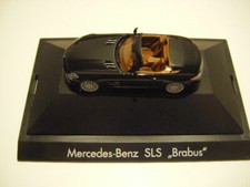 Herpa 101875 MB SLS Roadster Brabus in PC-Vitrine