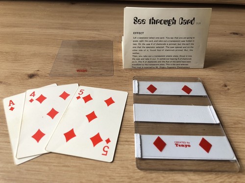 Tenyo see through - see-through, card