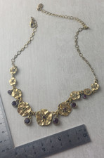 Alte vergoldete Metallkette