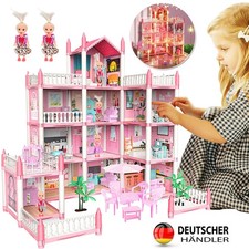 XXL Puppenhaus 4 Etagen Puppen