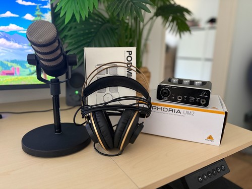 Røde podmic behringer um2 - behringer,