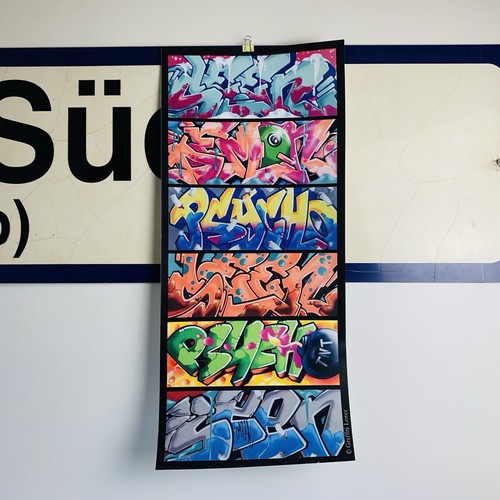 Leinwand bild graffiti - bild,