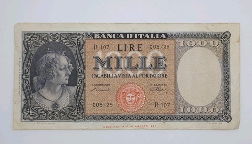 1947 banca italia italien - banca, d'italia