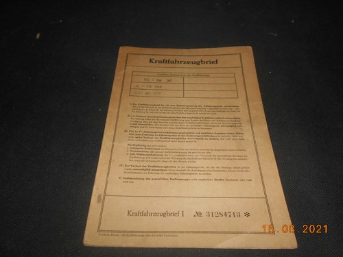 Kfz brief pappe - kfz-brief,
