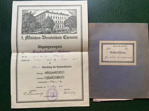 Zeugnis und schulheft von - schulheft,