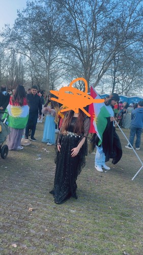 Kurdische kleid schwarz m - kurdische,