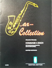 Alexander Zinowsky-HOMMAGE A BACH-Saxophon u. Klavier-Noetzel Edition - Nr. 8194