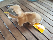 Steiff Pony / Pferd „Flink“ • Plüschtier • Knopf im Ohr • Mit Schild & Etikett