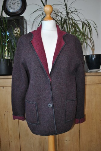 Burgunder blazer aus - gk,