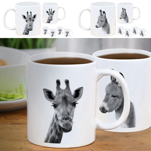 Kaffeebecher giraffe esel - giraffe,